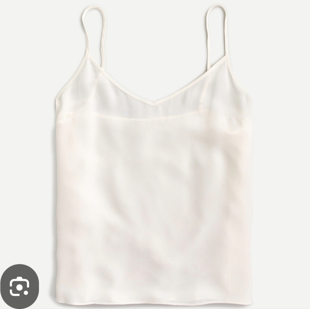 J. Crew Cream Silk Camisole